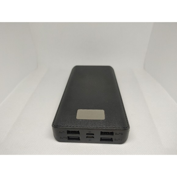 Black Portable Power Bank LCD LED 4 USB Battery Charger For Mobile Phone READ - Picture 3 of 4